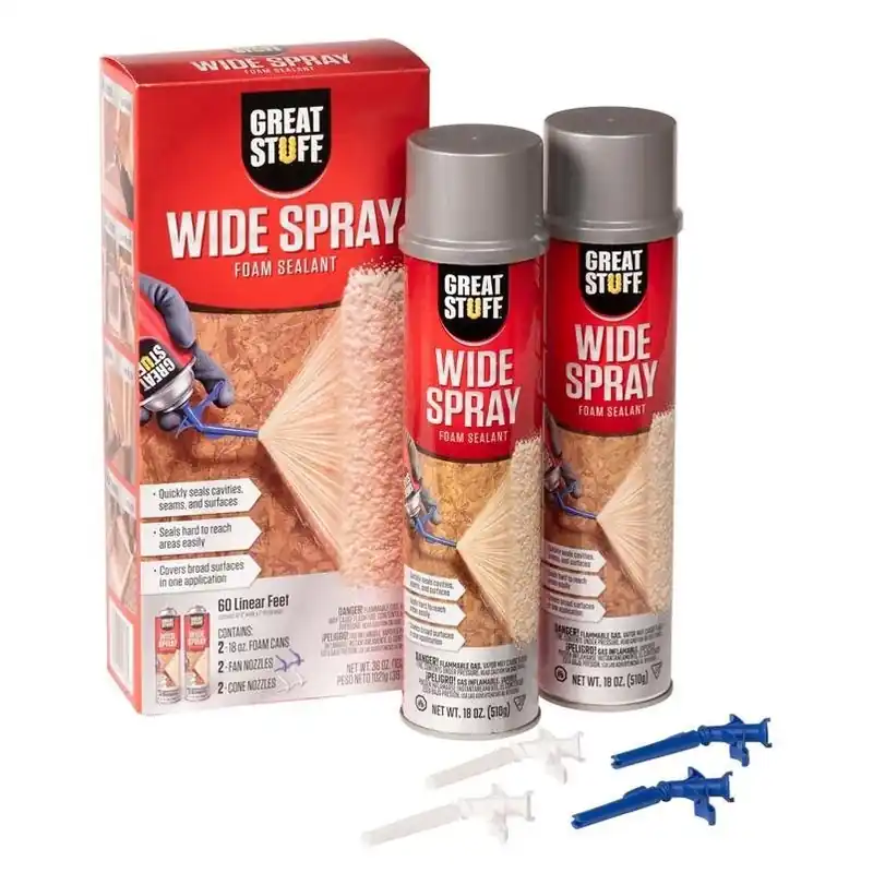 Wide‑spray Polyurethane Foam Insulation Sealant – 36 oz Cream