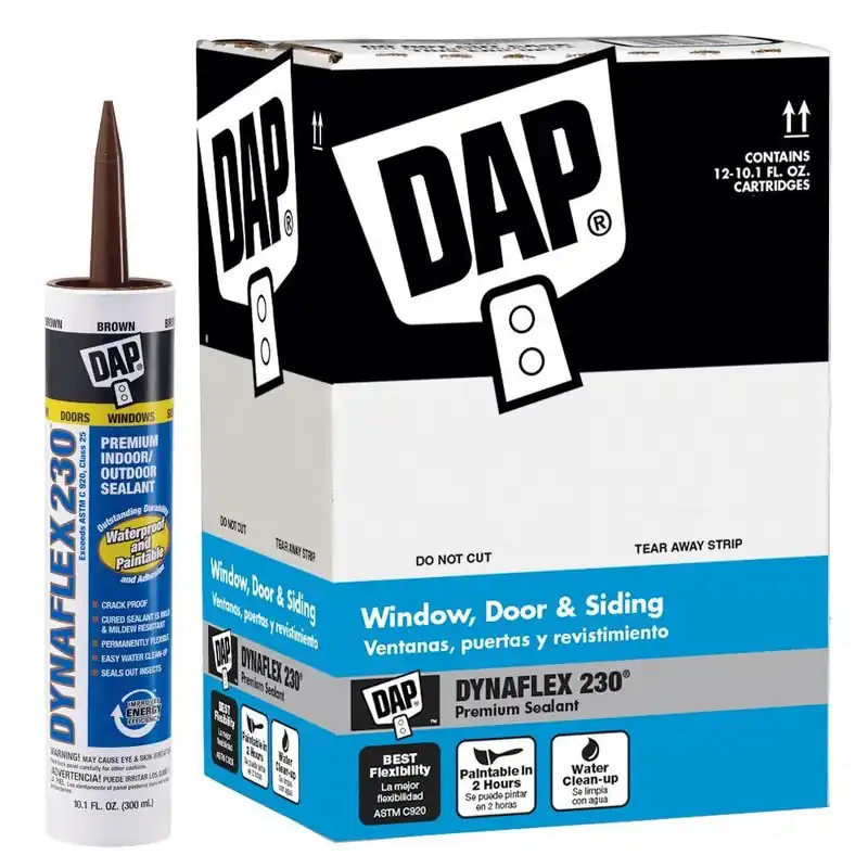 Dap Dynaflex 230 Brown Premium Latex Door/siding/ Window Sealant 10.1 Oz