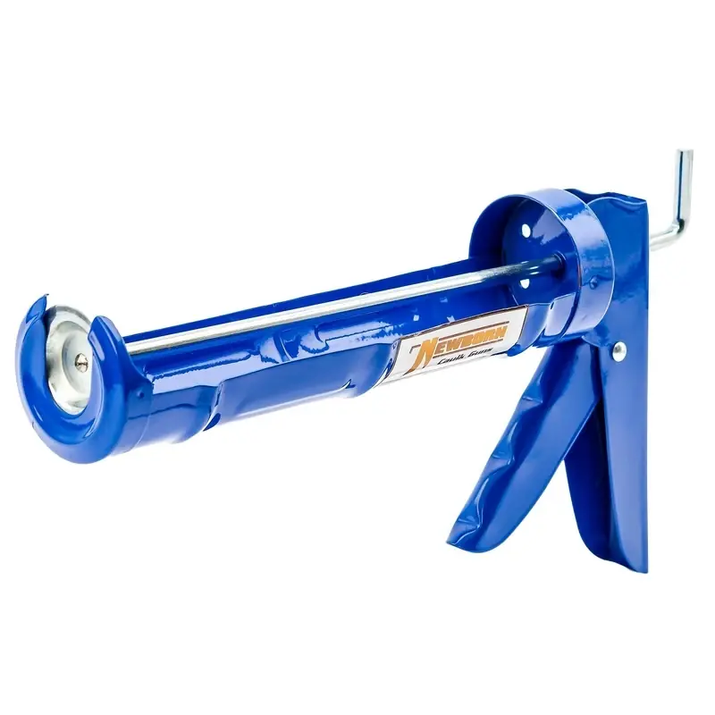 Non-drip Caulking Gun, Smooth Rod, 3 1 Thrust Ratio, 1/10 Gallon