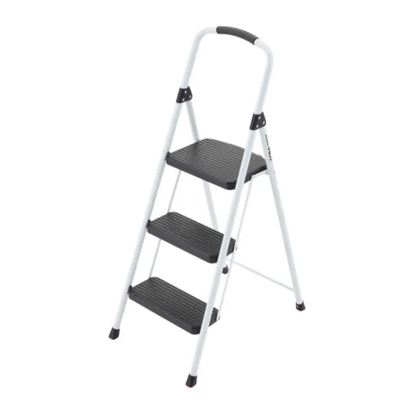 3.95‑foot Steel Step Ladder – 225 lb Capacity, Foldable Design