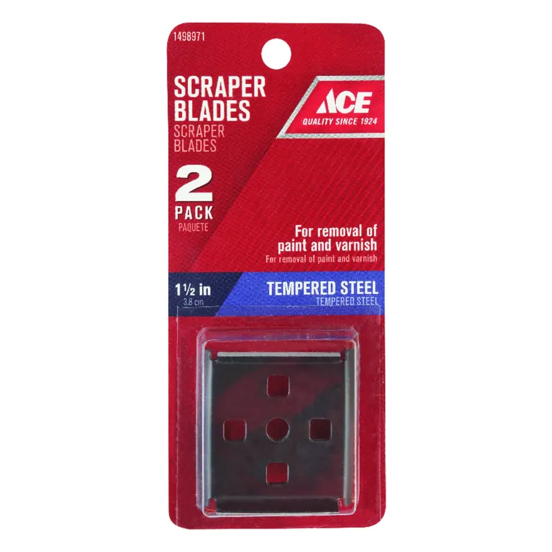 1-1/2 In. W Tempered Steel 4-edge Scraper Blade