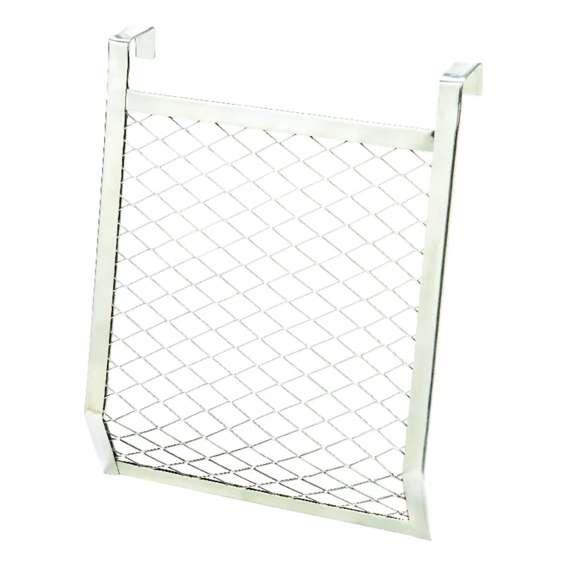 Silver 2 Gallon Metal Bucket Grid For Painting