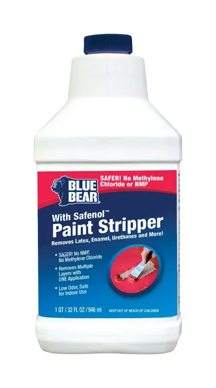 Safenol Paint And Varnish Stripper 1 Quart - Low Odor, Biodegradable Gel