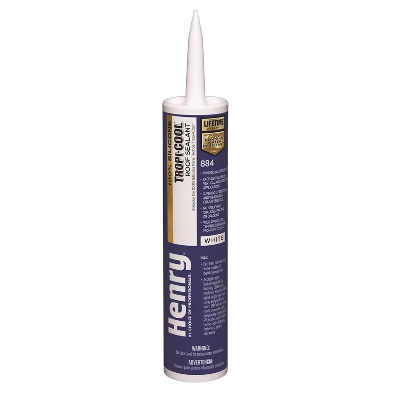 Tropi-cool Silicone Roof Sealant, White, 10.1-oz.