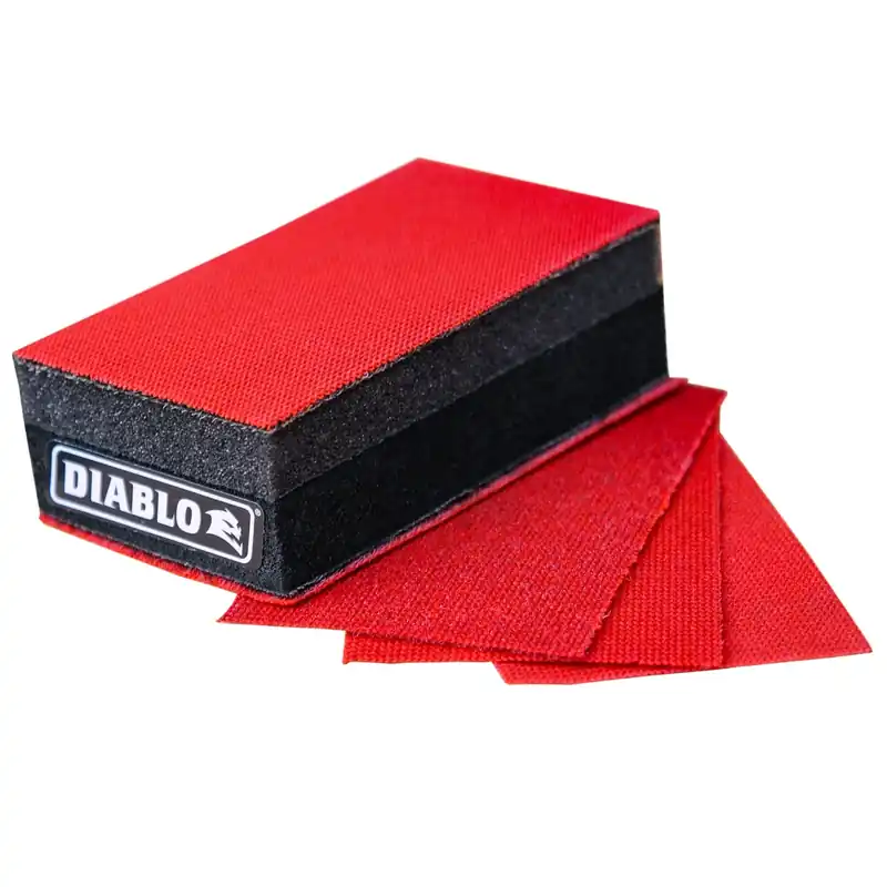 Reusable 5 In. L X 2-3/4 In. W Wet/dry Hand Sanding Pad
