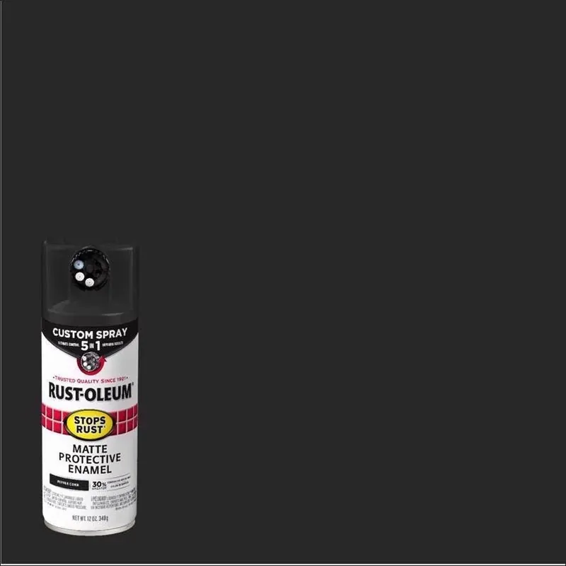 Stops Rust Matte Peppercorn Enamel Spray – 12 oz Protective Paint