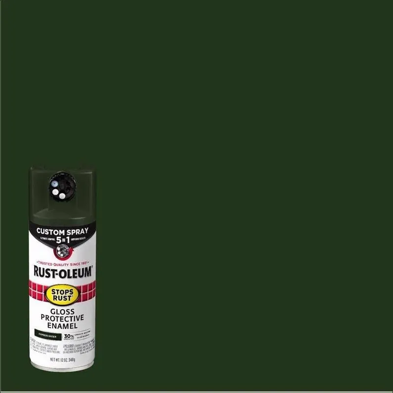Stops Rust Cypress Green Gloss Enamel Spray – 12 oz