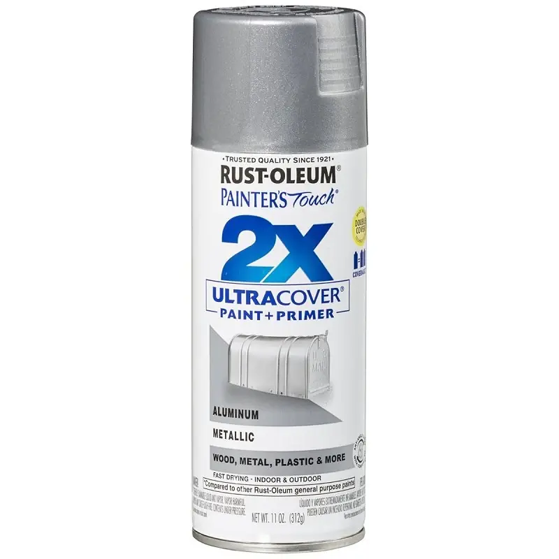 Painter‘s Touch 2x Ultra Cover Metallic Aluminum Paint+primer Spray Paint 12 Oz