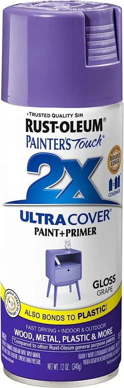 Painter‘s Touch 2x Spray Paint, Gloss Grape, 12-oz.