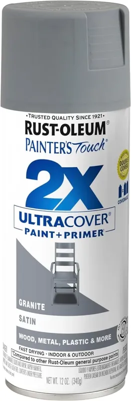 Painter‘s Touch 2x Spray Paint, Satin Granite, 12-oz.