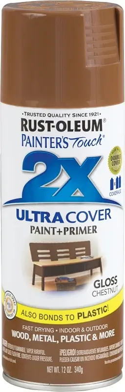 Painter‘s Touch 2x Spray Paint, Gloss Chestnut, 12 Oz.