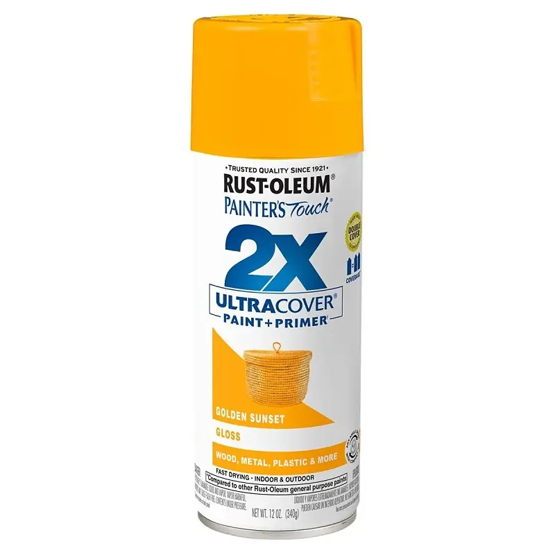 Painter‘s Touch 2x Spray Paint, Gloss Golden Sunset, 12-oz.