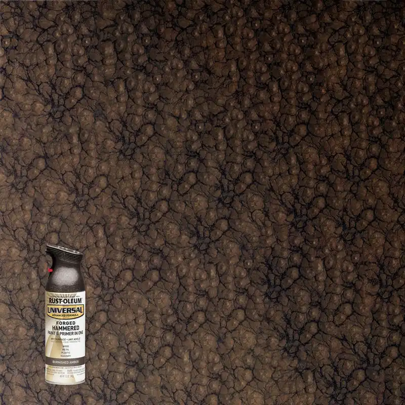 Universal Spray Paint, Hammered Burnished Amber, 12-oz.