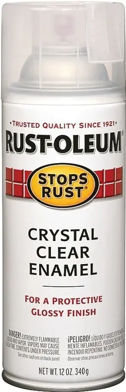 Spray Enamel, Clear, 12-oz.