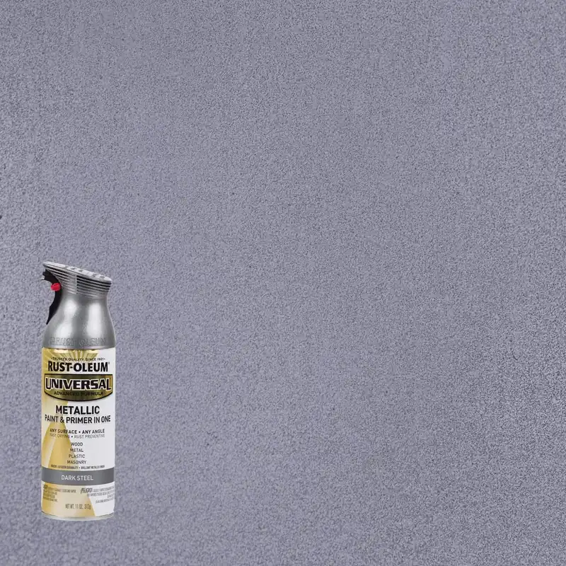 Universal Paint & Primer Metallic Spray Paint, Dark Steel, 11-oz.