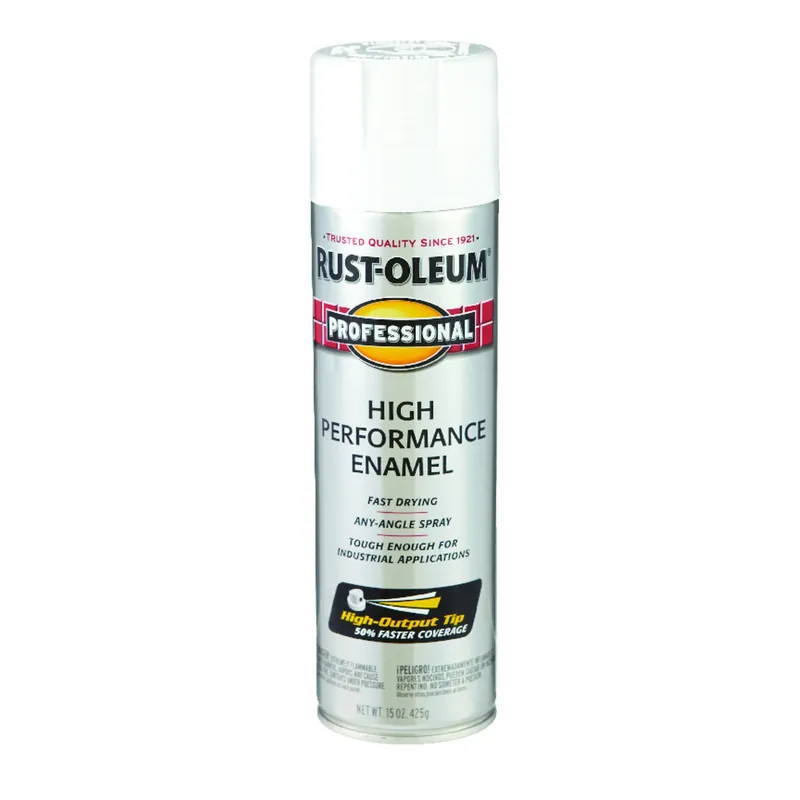 Fast Dry Professional Spray Enamel, White Gloss, 15-oz.