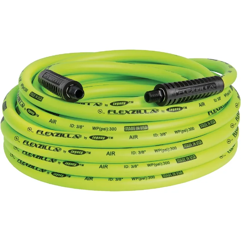 3/8 In. X 50 Ft. Hybrid Polymer Air Hose With 1/4 In. Mnpt Fittings