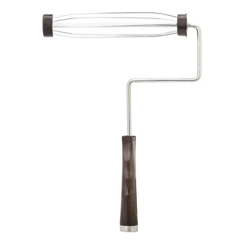 Pro 9‑inch Metal Paint Roller Frame – Threaded End, 13.5″ Handle