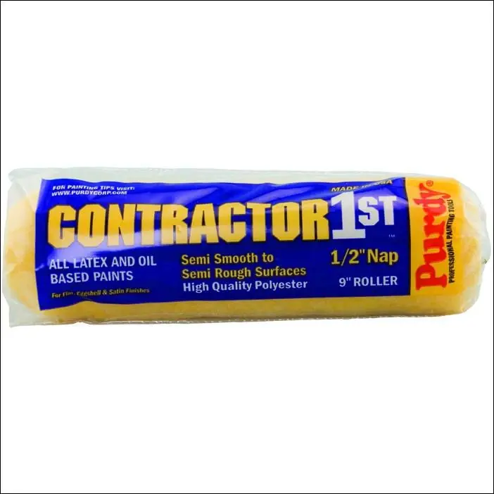 Contractor 1st Polyester 9 In. W X 1/2 In. Paint Roller Cover 1 Pk