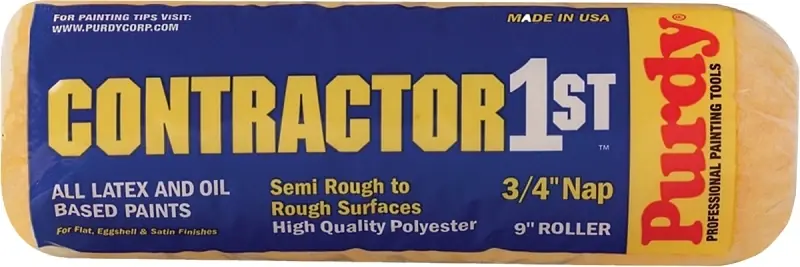Contractor 1st Polyester 9 In. W X 3/4 In. Paint Roller Cover 1 Pk