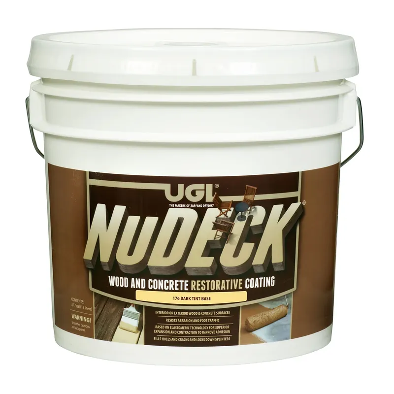 Nudeck Flat Dark Tint Base Deep Tone Floor And Patio Coating 3.5 Gallon