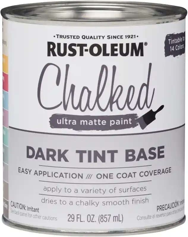 Chalked Paint, Dark Tint Base, 30 Oz.