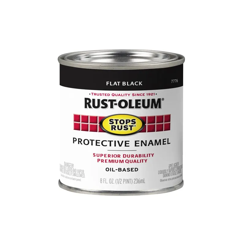 Stops Rust 1/2-pint Flat Black Enamel