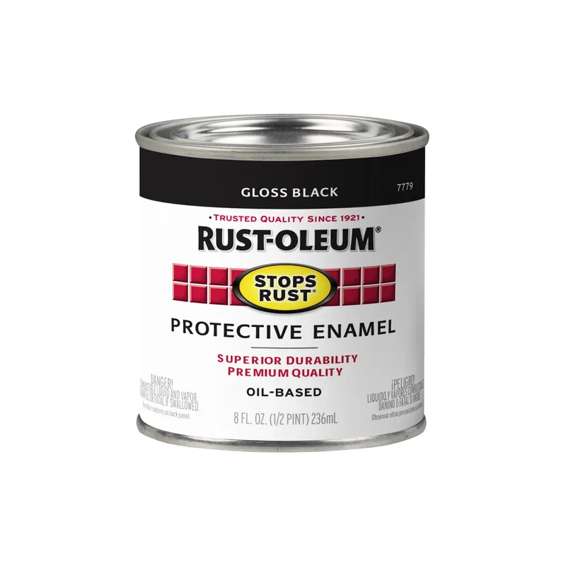 Stops Rust 1/2-pint Gloss Black Enamel