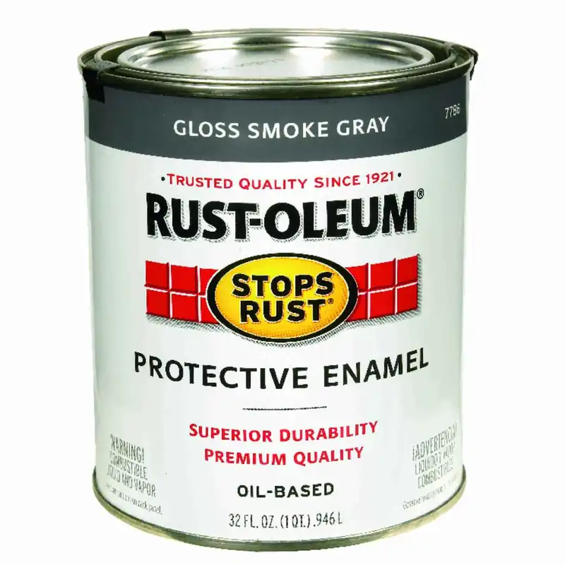Stops Rust Qt. Gloss Smoke Gray Enamel