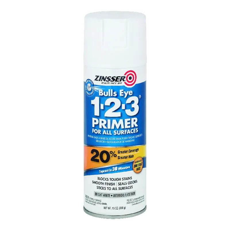 Bulls Eye 1-2-3 Aerosol Spray Primer Sealer, 13-oz.