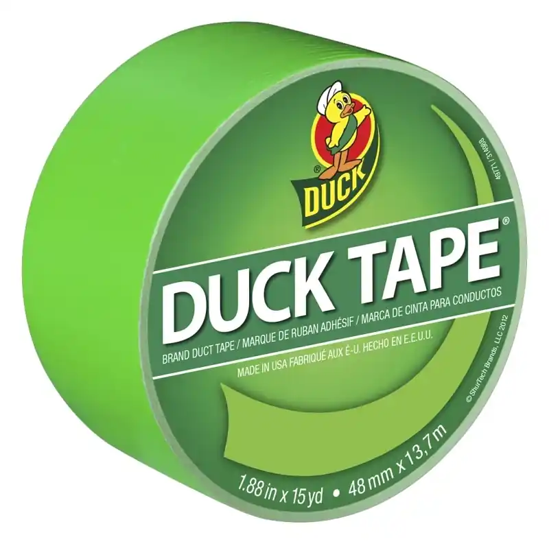 Duct Tape, X-factor Neon Green, 1.88-in. X 15 Yds.
