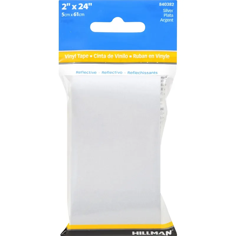 2 In. W X 24 In. L Silver Reflective Safety Tape 1 Pk