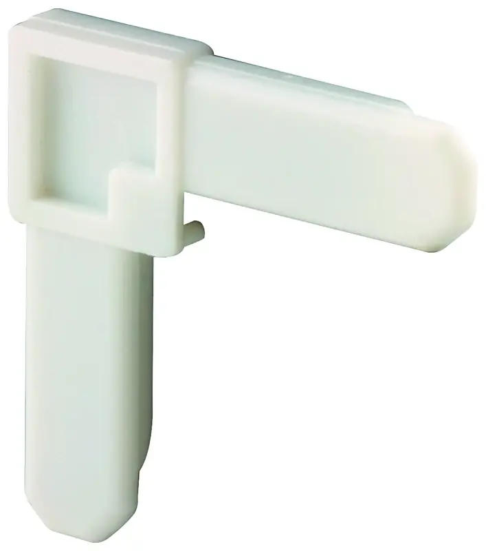 Prime-line White Plastic 5/16 In. W X 3/4 In. L Screen Frame Corner 1 Pk