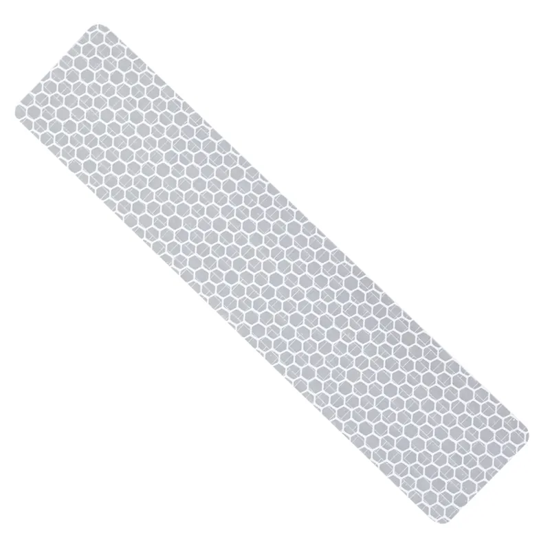 1.3 In. W X 6 In. L White Reflective Safety Tape 1 Pk