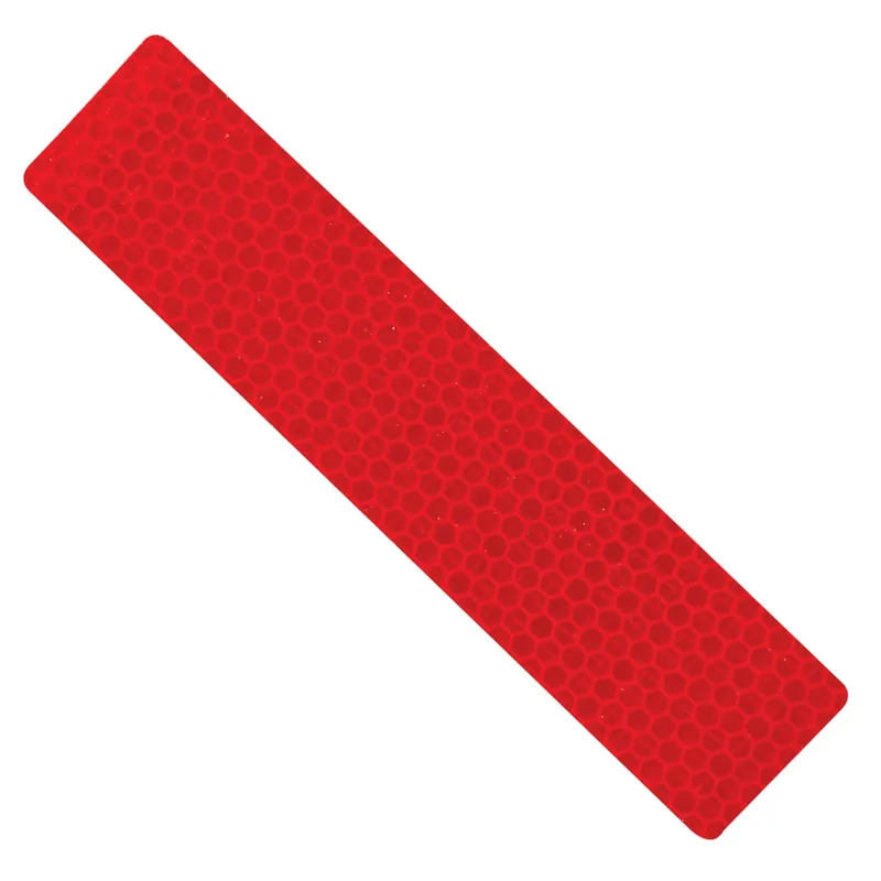 1.3 In. W X 6 In. L Red Reflective Safety Tape 1 Pk