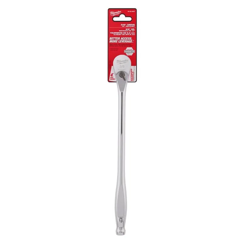 3/8 In. Drive 90-tooth 12 In. Extended Ratchet Model 48-22-9037