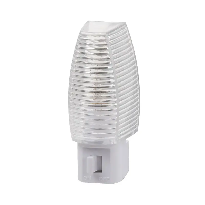 Amertac Manual Plug-in Faceted Incandescent Night Light, Model 71053, White