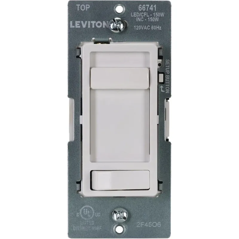 Sureslide White Slide Dimmer – Led & Cfl Compatible