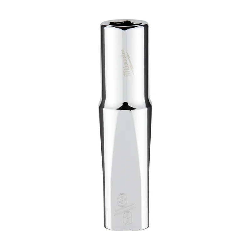 3/8 In. Drive 6-point Deep Standard Socket With Four Flat Sides