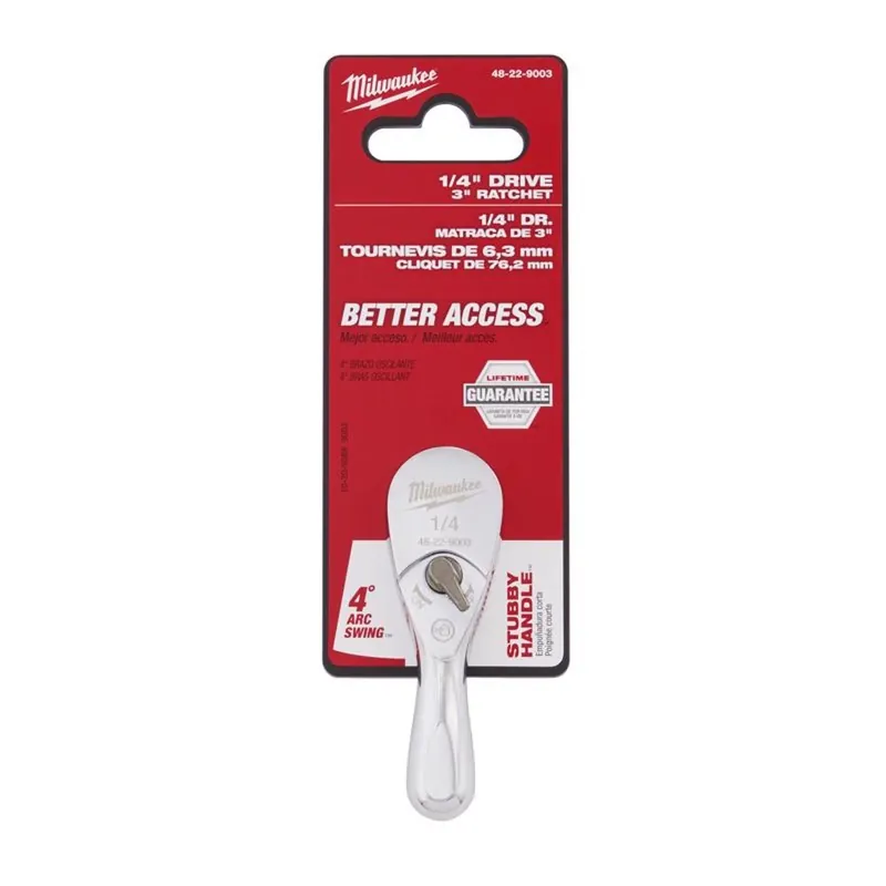 1/4 In. Drive Sae Ratchet 90 Teeth