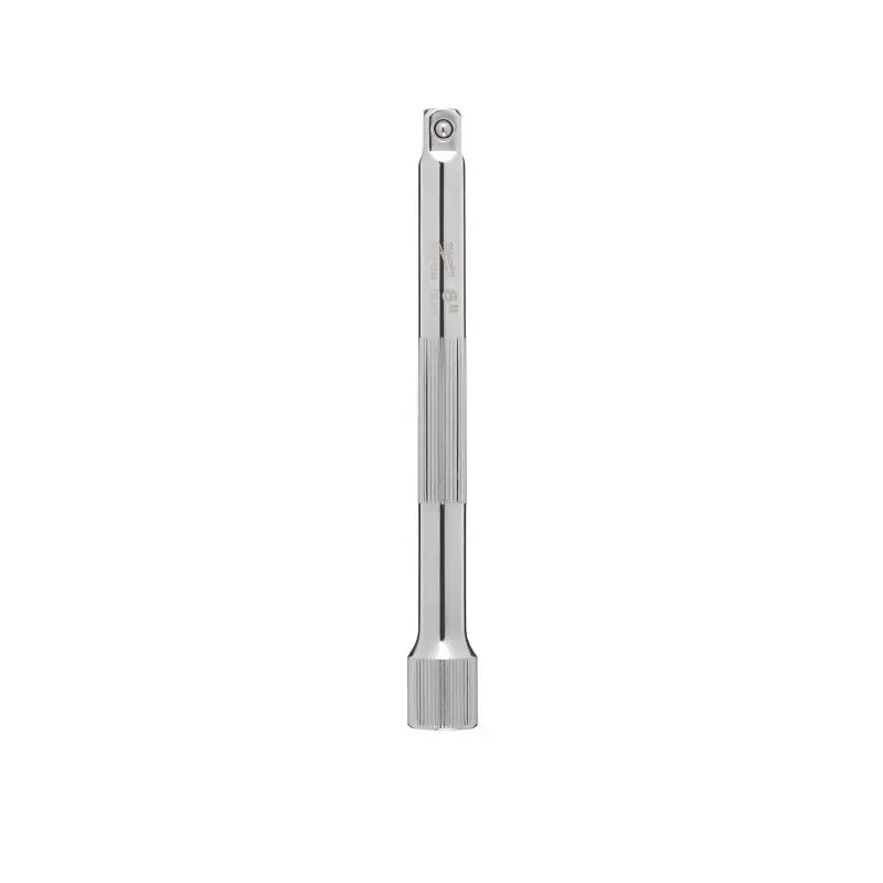3/8 Inch Drive 6 Inch Chrome Socket Extension With Knurling Control