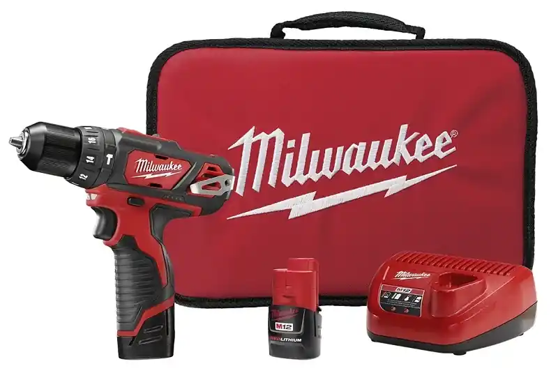 M12 12v 3/8 In. Brushed Cordless Hammer Drill/driver Kit With Battery & Charger