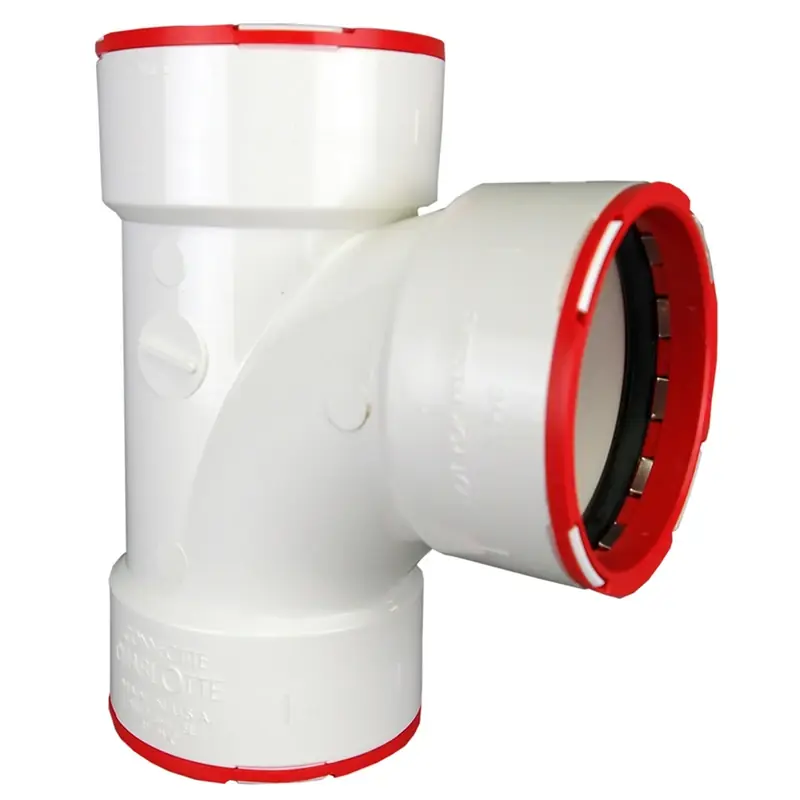 Schedule 40 2 In. Hub X 2 In. D Hub Pvc Sanitary Tee 1 Pk