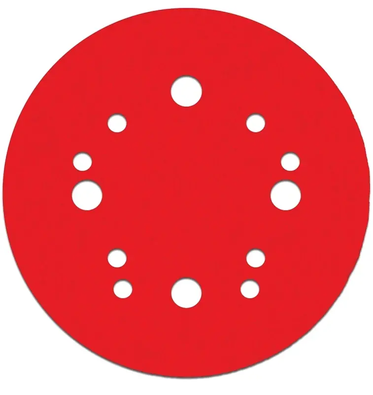 5 In. Ceramic Blend Hook And Lock Sanding Disc 60 Grit Coarse 50 Pk