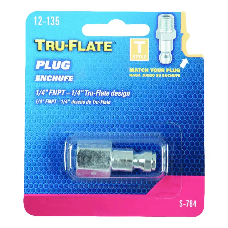 Steel Air Plug 1/4 In. Female 1 Pc