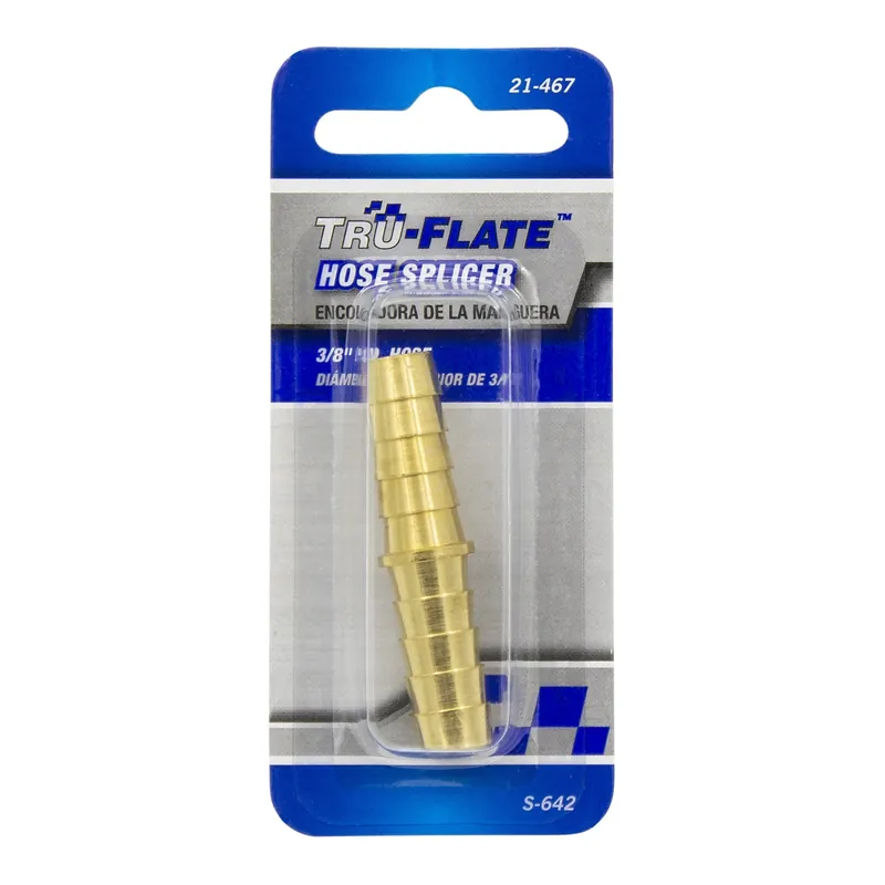 3/8 In. Brass Hose Splicer - Durable And Precision Machined