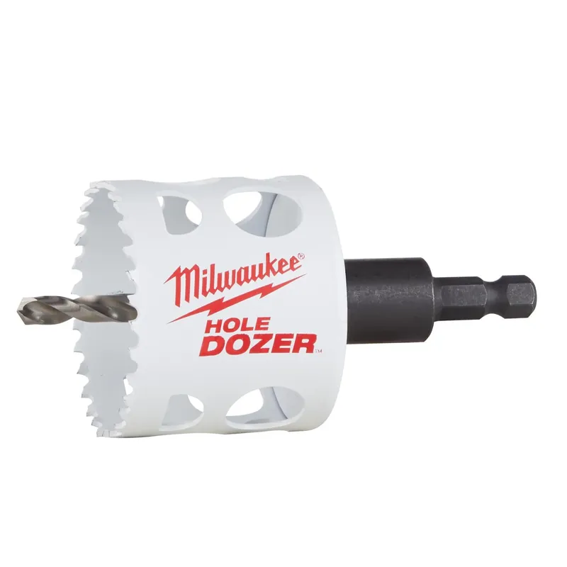 Hole Dozer 2-1/4 In. Bi-metal 3.5 In. L X 3/8 In. D Hole Saw With Arbor And Pilot Bit Arbo