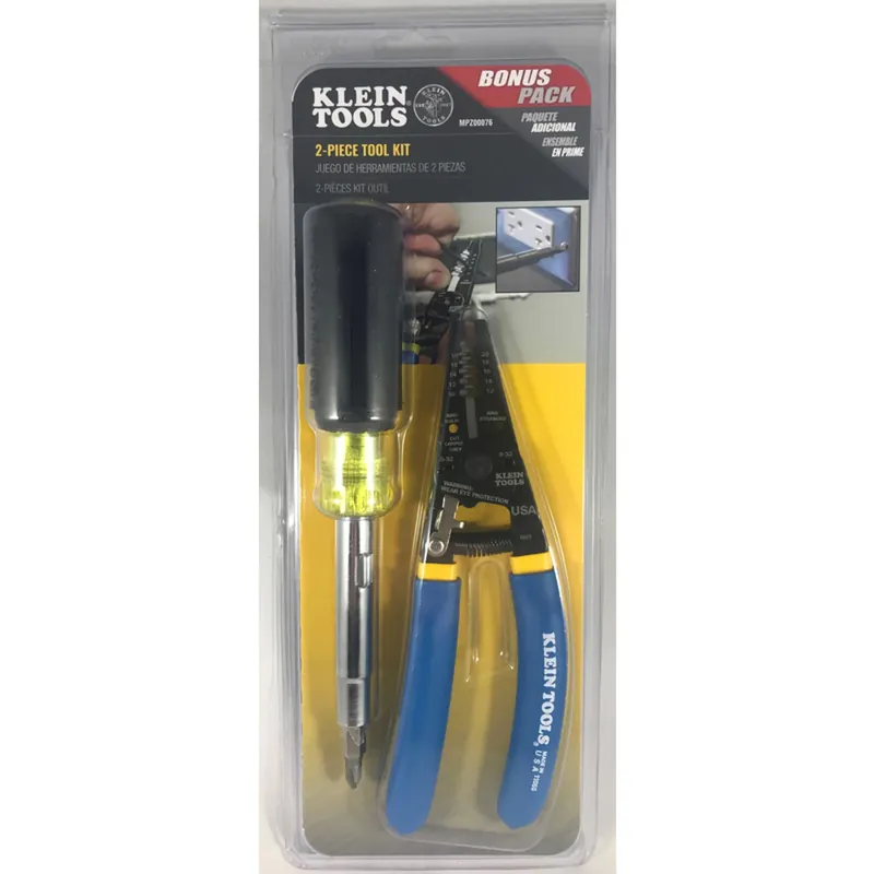 Multi-bit Screwdriver And Wire Stripper Set - 2 Piece, Model Mpz00076
