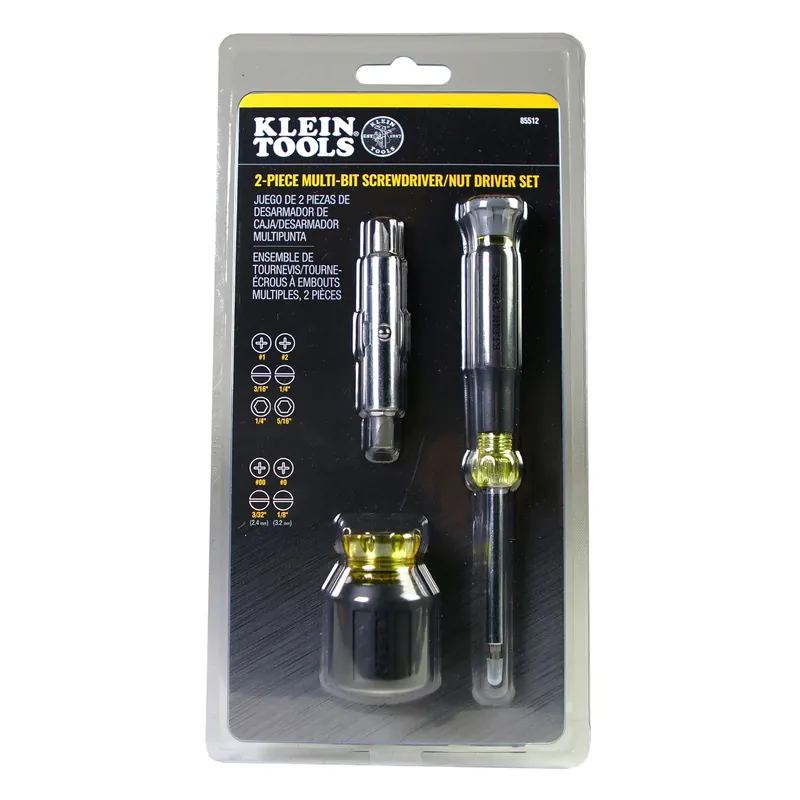Multi-bit Screwdriver/nut Driver Set 2 Pc