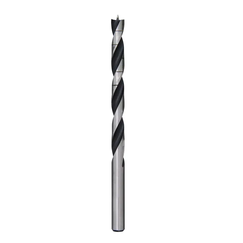 3/8 In. X 5 In. L High Speed Steel Brad Point Bits Drill Bit Round Shank 1 Pc